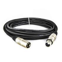 Cabo XLR Macho x XLR Balanceado Profissional - 15 Metros