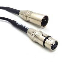 Cabo XLR Macho x XLR Fêmea 7 Metros Mecsom Profissional