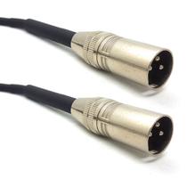 Cabo XLR Macho x XLR Macho 6 Metros Mecsom Profissional Cabo XLR Macho x XLR Macho 6 Metros Mecsom Profissional