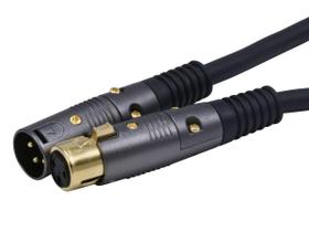 Cabo XLR Monoprice Premier Series 16AWG 150 pés macho para fêmea