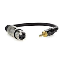 Cabo XLR para P2 Áudio Profissional Mono - 50 cm