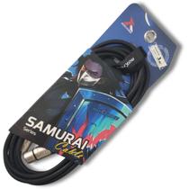 Cabo XLR X P10 3m Microfone Samurai Roxtone Cabo XLR X P10 3m Microfone Samurai Roxtone