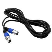 Cabo XLR/XLR Balanceado 5 Metros Para Microfone Mesa De Som Cabo XLR/XLR Balanceado 5 Metros Para Microfone Mesa De Som