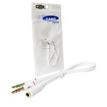 Cabo y divisor p2 femea para 2 p2 macho para headphone