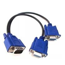 Cabo Y Duplicador 1 Vga X 2 Vga Ligue Seu Pc Em 2 Monitores