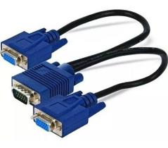 Cabo Y Duplicador De Sinal Adaptador 1 Vga Para 2 Vga 10,2
