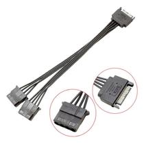 Cabo Y Extensão Adaptador 1 Sata Macho P/ 2 Ide Molex Fêmea Cabo Y Extensão Adaptador 1 Sata Macho P/ 2 Ide Molex Fêmea