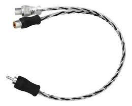 Cabo Y Preto 1 Macho 2 Fêmeas Revestido E Injetado Tech One Cabo Y Preto 1 Macho 2 Fêmeas Revestido E Injetado Tech One