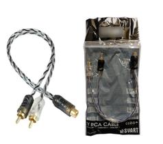 Cabo Y Rca 1 Macho E 2 Fêmeas Dupla Blindagem Injetado 4mm Cabo Y Rca 1 Macho E 2 Fêmeas Dupla Blindagem Injetado 4mm