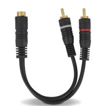 Cabo Y Rca Som Automotivo Emborrachado Flexível Entrada Fêmea Ou Macho Atacado