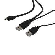 Cabo Y Usb 2.0 Macho Para 2.0 A Macho + Usb 5 Pinos