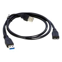 Cabo Y USB para HD Externo USB 3.0 - Preto