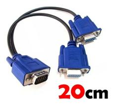 Cabo Y Vga 1 Vga Macho Para 2 Vga Fêmea Reforçado YVGA