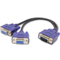 Cabo Y VGA Macho para 2 VGA Fêmea - CB-50