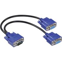 Cabo y vga macho para 2x vga femea avy-1m/2f - vinik