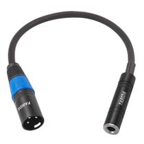 Cabo YABEDA 1/4 Feminino para Áudio Estéreo XLR Masculino 50cm