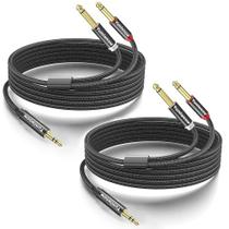 Cabo Yumiwoow TRS 3,5mm para 6,35mm (2 Unidades) - 3,3 Pés