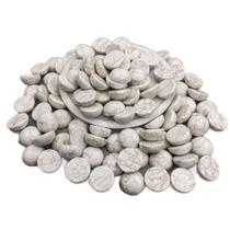 Cabochão Pedra Howlita Bege - 12mm/10 peças - Pedra natural Cabochão Pedra Howlita Bege - 12mm/10 peças - Pedra natural