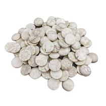 Cabochão Pedra Howlita Bege - 20mm - 10 peças - Pedra natural Cabochão Pedra Howlita Bege - 20mm - 10 peças - Pedra natural