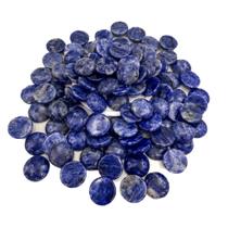 Cabochão Pedra Sodalita (18mm / 10 peças) pedras naturais Cabochão Pedra Sodalita (18mm / 10 peças) pedras naturais