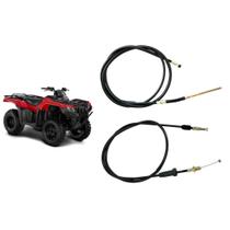 Cabos acelerador e freio manual trx420 fourtrax 2008-2012