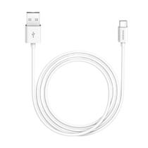 Cabos com entradas usb / type-c / lightning cor branca