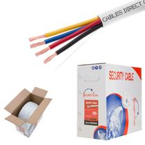 Cabos de alarme Direct Online 500 pés trançados 22/4 0,34 mm²