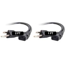 Cabos de alimentação AC C2G Premium Replacement 60 cm e 30 cm (24240)