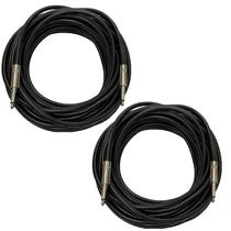 Cabos de alto-falante HeyTones Professional 12AWG 7,6 m 1/4 TS, pacote com 2