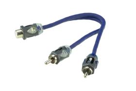 Cabos de áudio de interconexão RCA Scosche EFX Rogue RMM 2CH 15cm