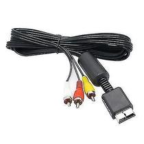 Cabos de áudio e vídeo cabo de áudio e vídeo av cabo rca para playstation ps1 ps2 e ps3 console de jogos Cabos de áudio e vídeo cabo de áudio e vídeo av cabo rca para playstation ps1 ps2 e ps3 console de jogos
