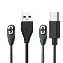 Cabos de carregamento HMLXSH, kit com 2 unidades, magnéticos, USB e USB-C, 8,5 cm Cabos de carregamento HMLXSH, kit com 2 unidades, magnéticos, USB e USB-C, 8,5 cm