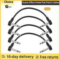 Cabos De Remendo Para Pedal De Efeito De Guitarra AC-8 De 6 Polegadas Kit De 4 Conectores De Ângulo