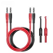 Cabos De Teste Com Plugue Banana De 4mm E Sondas De Perfuração De Fios Para Multímetro De