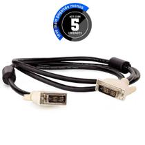 Cabos Dvi - Modelo Dvi-D Single Link 1,5 Metro - Kit Com 5 Cabos Dvi - Modelo Dvi-D Single Link 1,5 Metro - Kit Com 5