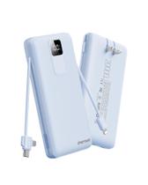 Cabos embutidos Charmast Power Bank 20000mAh 20W USB-C