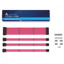 Cabos Extensores Sleeved Ryvel, Banhado a Ouro, 30cm, Rosa, RY-CS-PK Cabos Extensores Sleeved Ryvel, Banhado a Ouro, 30cm, Rosa, RY-CS-PK