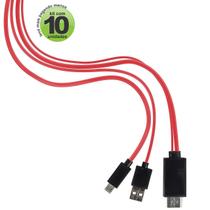 Cabos Hdmi Micro Usb S4/Note Ii Mhl 2.0 - Kit 10