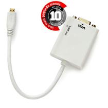 Cabos Micro Hdmi - Vga Com Áudio - Kit 10