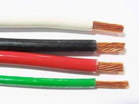 Cabos Wirenco 6 AWG brancos, pretos e vermelhos THHN 35 pés com 8 AWG