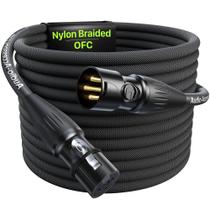 Cabos XLR, acessório de áudio AA, 20 pés, 1 pacote, 1 pacote, resina banhada a ouro Cabos XLR, acessório de áudio AA, 20 pés, 1 pacote, 1 pacote, resina banhada a ouro