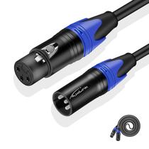 Cabos XLR: cabo DMX balanceado para microfone AuxLink de 100 pés Cabos XLR: cabo DMX balanceado para microfone AuxLink de 100 pés