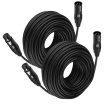 Cabos XLR MIKIZ (15m, 2 Unidades) - Premium, Balanceados para Microfone Cabos XLR MIKIZ (15m, 2 Unidades) - Premium, Balanceados para Microfone