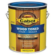 Cabot Wood Toned Stain + Sealer Heartwood Gallon 3,78 L