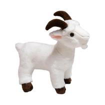 Cabra Branca Anime Plushie - Pelúcia Realista de Alta Fidelidade