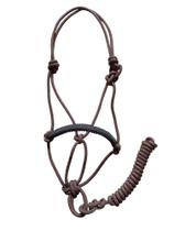 Cabresto 7 Nós Corda Maciça De Luxo Com Detalhe Trançado Na Frente Com Regulagem E Um Cabo Grande Cabresto 7 Nós Corda Maciça De Luxo Com Detalhe Trançado Na Frente Com Regulagem E Um Cabo Grande