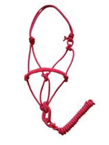 Cabresto 7 Nós Corda Maciça De Luxo Com Detalhe Trançado Na Frente Com Regulagem E Um Cabo Grande