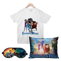 Caçadores de Trolls Kit Camisa, Máscara e Almofada