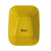 Caçamba Amarela Pvc 60 Litros Sem Furo Para Carrinho - Dtools