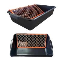 Caçamba Bandeja Pintura 20l + Grelha Para Rolo Duplo